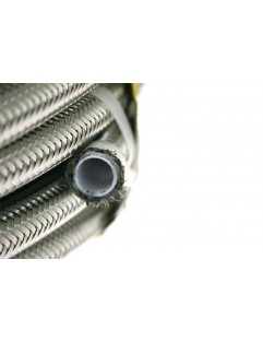 Teflon kabel PTFE AN4 5,5 mm, korrugerad stål fläta