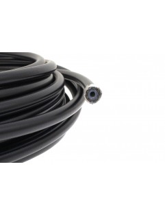 PTFE AN6 -kabel 8,5 mm, stålfläta + PVC