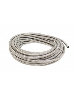 PTFE AN8 cable 10mm, crimped steel braid