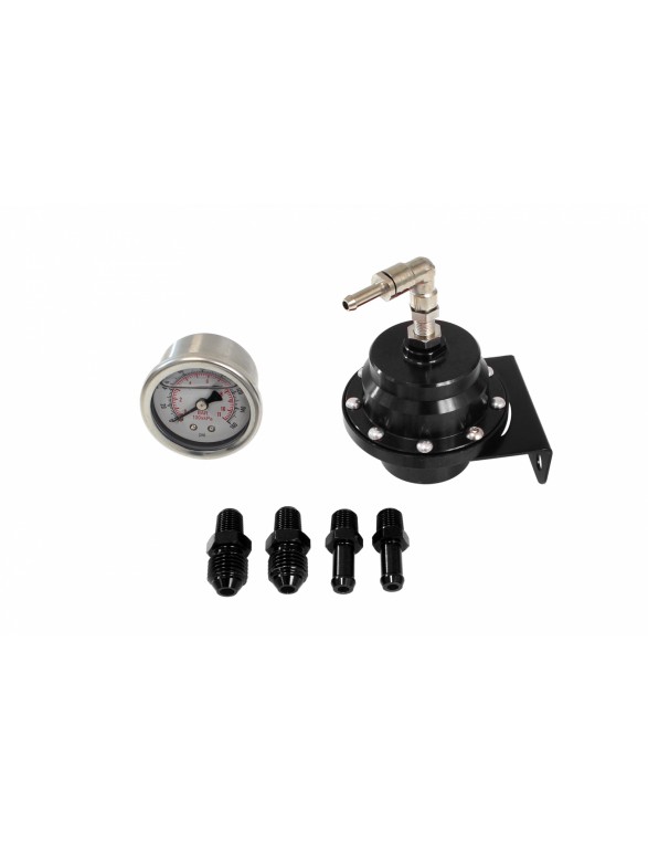 TurboWorks AN6 fuel pressure regulator + BLACK clock
