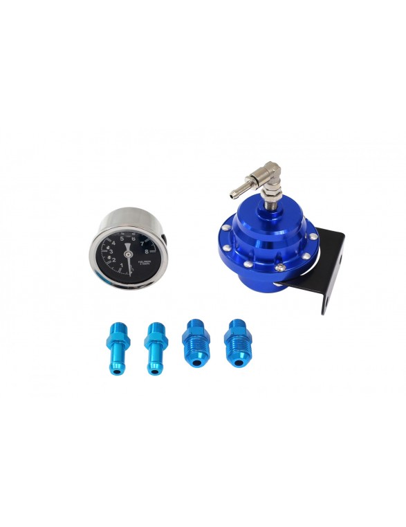 TurboWorks AN6 fuel pressure regulator + BLUE clock