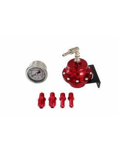Regulator ciśnienia paliwa TurboWorks AN6 + zegar RED