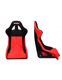 Bimarco Futura Velor Black / Red FIA Sports Seat