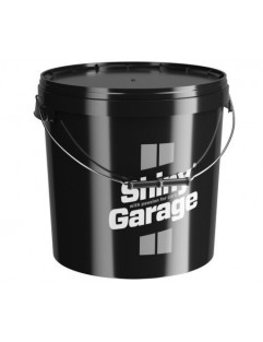 Glänsande garage hink 20L svart + gritskydd (hink)