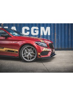 FRONT SPLITTER RACING DURABILITY + FLAPS MERCEDES - AMG C43 COUPE C205