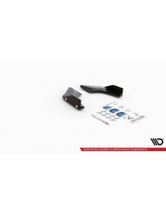 REAR SIDE SPLITTERS + FLAPS V.1 VOLKSWAGEN GOLF 8 GTI CLUBSPORT