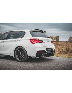 REAR SIDE SPLITTERS RACING DURABILITY V.3 + FLAPS BMW 1 F20 M-PACK FACELIFT / M140I