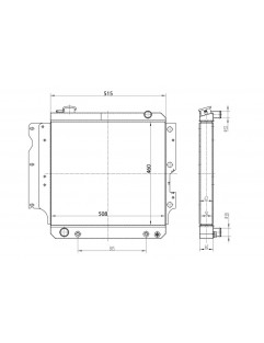 Sportowa Chłodnica Wody Jeep Wrangler YJ/TJ 2.4L-4.2L 87-06 TurboWorks