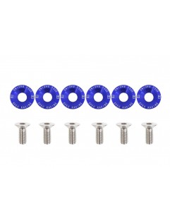 Decorative screws M8x1.25 15mm D1 Blue