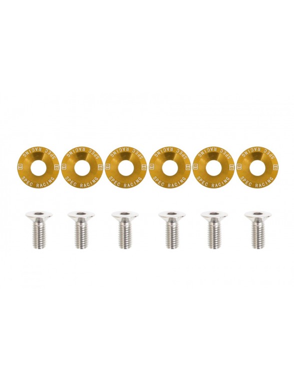 Decorative screws M8x1.25 15mm D1 Gold