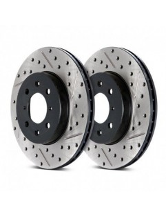 Drilled-slotted disc RIGHT REAR - 127.67063R