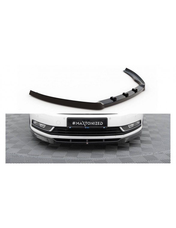 Front Splitter Volkswagen Passat B7 Gloss Black