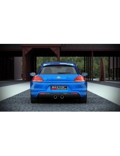 Rear Diffuser Volkswagen Scirocco 3 R With 2 exhaust holes. With primer