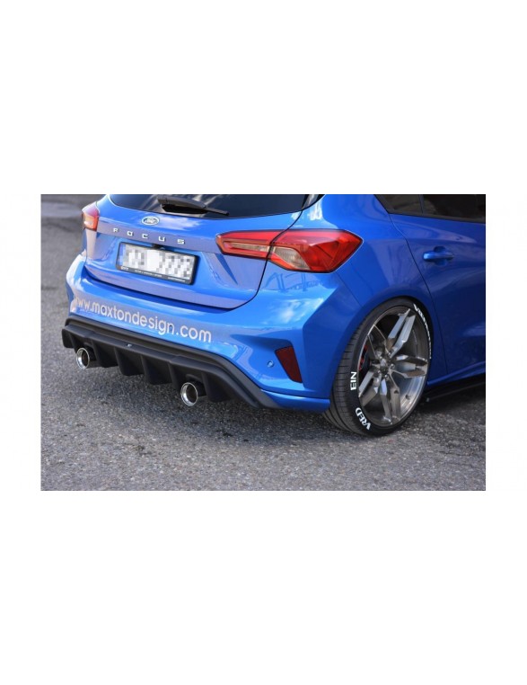 Rear Skirt With Exhaust Ford Focus ST-Line Mk4 Gloss Black \\\\ Torsion Beam