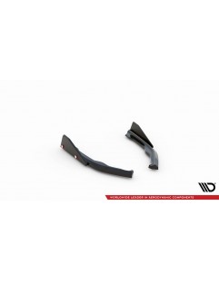 Rear Side Splitters v.2 + Flaps BMW 2 Coupe M240i G42 Carbon Look