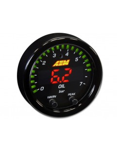 AEM ELECTRONICS X-Series 7BAR Oil / Fuel Pressure clock
