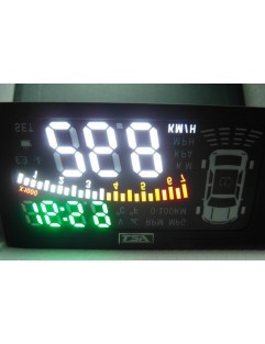 OBDII S300SE TSA CLOCK Display On Windshield