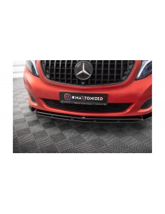 Front Splitter v.4 Mercedes-Benz V-Class W447 Textured