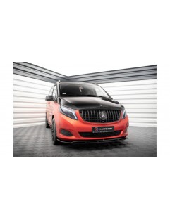 Front Splitter v.4 Mercedes-Benz V-Class W447 Textured