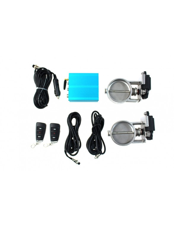 PRO 76mm Dual electric exhaust throttle kit