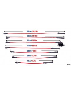 Przewody zapłonowe PowerTEC BMW 320I 525I 628CSI 735I 78-91 Czerwone