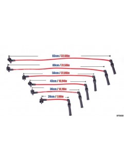 Przewody zapłonowe PowerTEC FORD SCORPIO I II 2.9L V6 COSWORTH 91-98 Czerwone