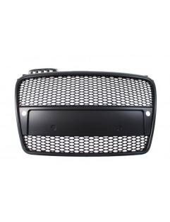 Grill Audi A4 B7 RS-Style Black 05-08 PDC