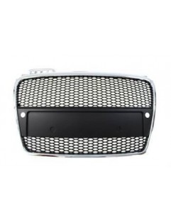 Grill Audi A4 B7 RS-Style Chrome-Black 05-08 PDC