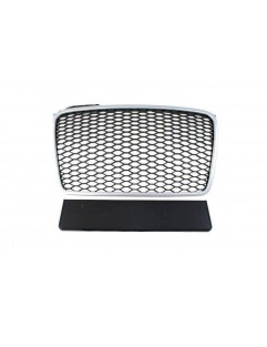 Grill Audi A4 B7 RS-Style Silver-Black 04-08