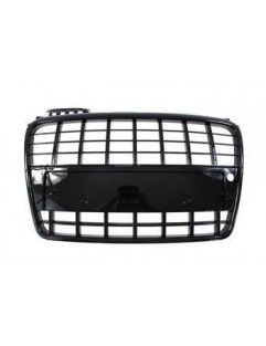 Grill Audi A4 B7 S8-Style Bright Black 05-08 PDC