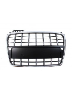 Grill Audi A4 B7 S8-Style Chrome-Black 05-08 PDC