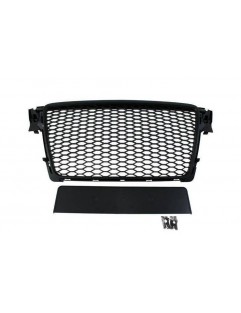 Grill Audi A4 B8 RS-Style Gloss Black 08-12 PDC