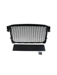 Grill Audi A4 B8 RS-Style Gloss Black 08-12 PDC