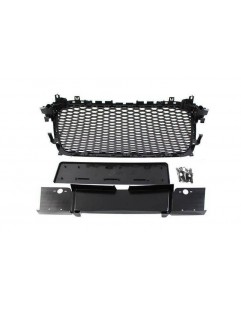 Grill Audi A4 B8 RS-Style Gloss Black 12-15 PDC