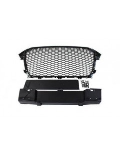 Grill Audi A4 B8 RS-Style Gloss Black 12-15 PDC