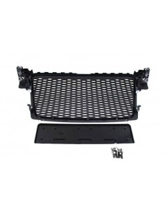 Grill Audi A4 B8 RS-Style Silver-Black 08-12 PDC