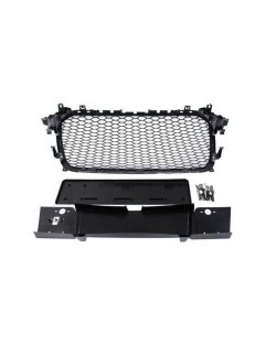 Grill Audi A4 B8 RS-Style Silver-Black 12-15 PDC