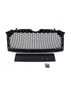 Grill Audi A4 B9 RS-Style Satin Black 2016+ PDC