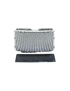 Grill Audi A6 C6 RS-Style Chrome-Black 09-11